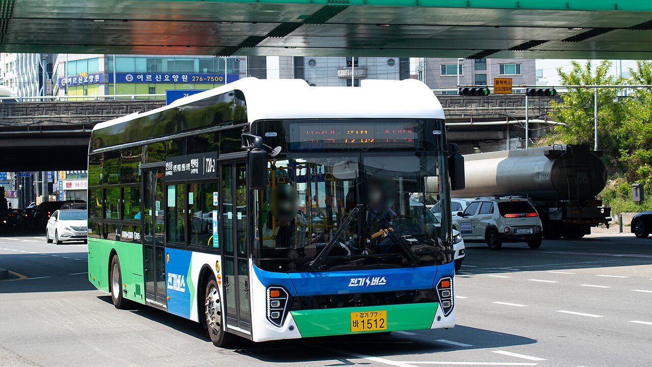 경기고속 경기광주 버스 720-2번 2022년식 CHTC 에픽시티 전기버스